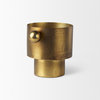 Juno Gold Iron Vase, 7"