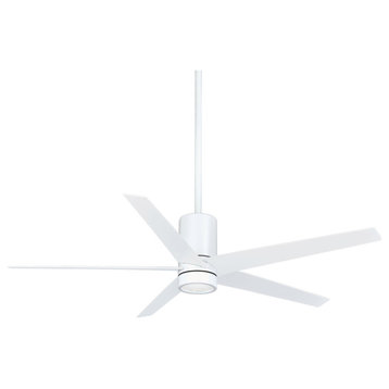 Symbio 1 Light 56 in. Indoor Ceiling Fan in Flat White