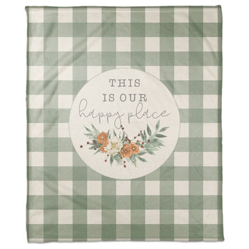 This Is Our Happy Place 50"x60" Fleece Blanket