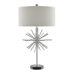 Currey and Company - Currey and Company Trendsetter Chrome Table Lamp - Table Lamps