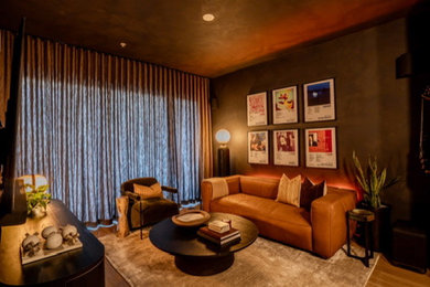 Example of a trendy home design design in Atlanta
