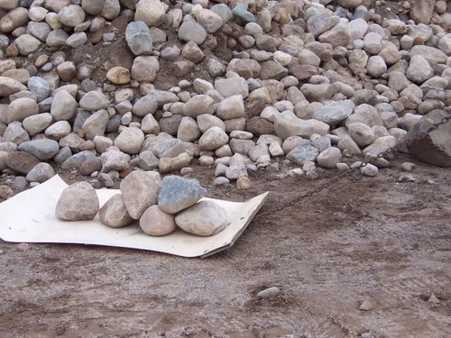 Hauling Rocks on a Stone Boat, Sled, or Dolly