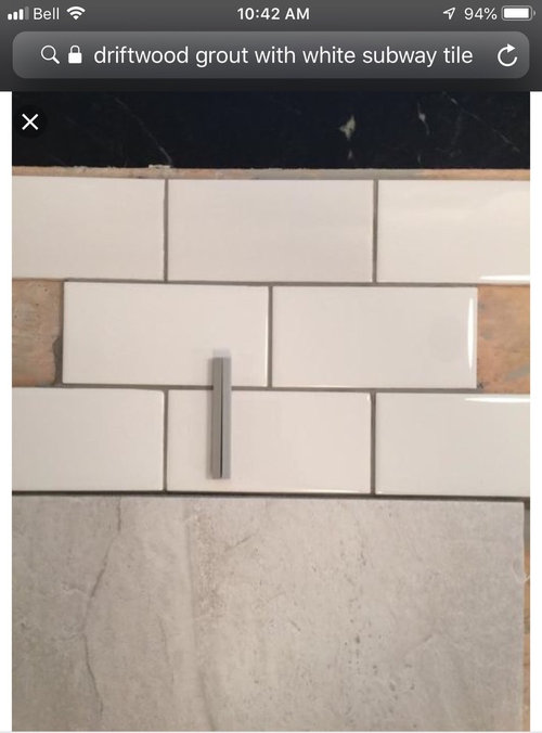 Grey Grout Colour With Subway Tile In, Mapei Warm Gray Grout Home Depot