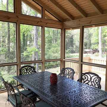 Macon GA deck and screened porch revival