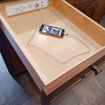 Kitchen In-Drawer Charging Outlets