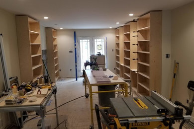 Bookcases In Progress