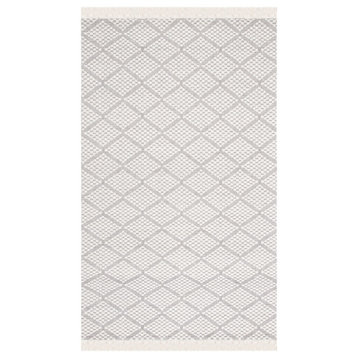 Safavieh Couture Natura Collection NAT869 Rug, Ivory/Gray, 8'x10'