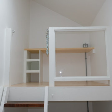 Third floor edition to walk-in-closet turned bedroom