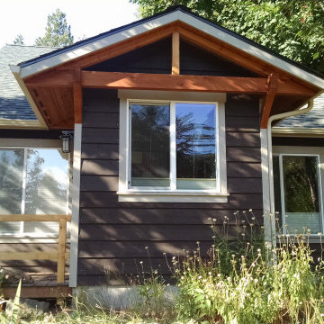 Cedar Siding and Gable End and Bracing