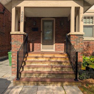 Picket Front Step Railing
