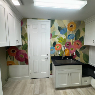 Kitchen wallpaper installation Kirkland, WA