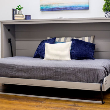 Custom Built Horizontal Twin Murphy Bed