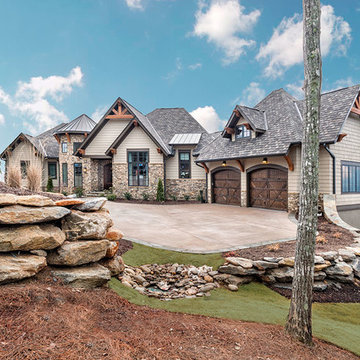 Exterior Elevation - Blue Ridge Home in The Cliffs Valley