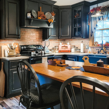 rustic old world kitchen