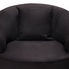 Raven Chair, Black Suede Velvet