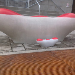 Hillside Terrace Sculptural Concrete Benches - Products