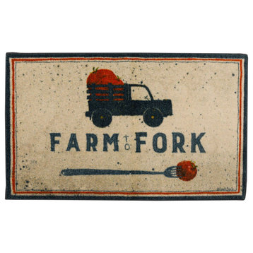 Mohawk Home Farm To Fork Grey 2' 6" x 4' 2" Kitchen Mat