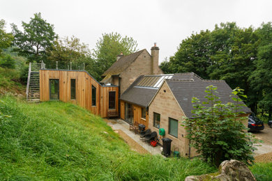 Contemporary house exterior in Other.