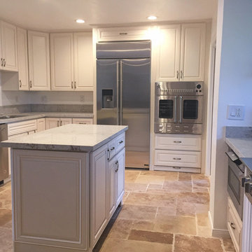 Marble Bathroom and Traditional Kitchen in Carlsbad, CA