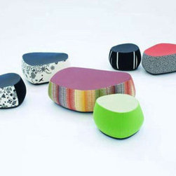 Fjord Stone Ottoman by Moroso - Footstools And Ottomans
