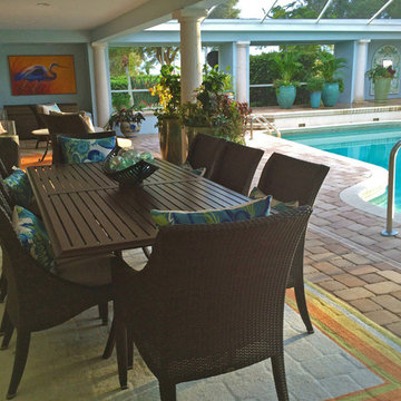 Large Pool Patio in Largo Florida Transformed