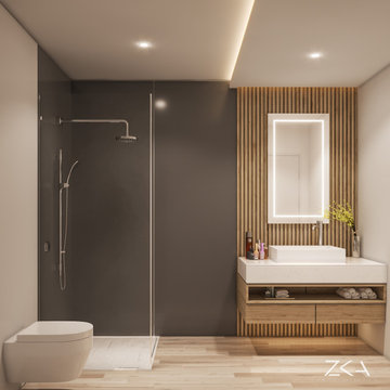 54 sqm Apartment Interior Design - Morocco