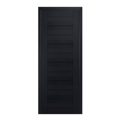 Milano Doors - Expo-4C Gray Glass Interior Door, 32x80, Door Slab Only - Interior Doors