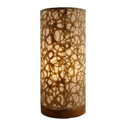Paper Cylinder Table Lamp | 645 D - Table Lamps