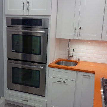 Orange and White