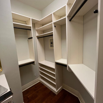 Versace-inspired primary bathroom suite