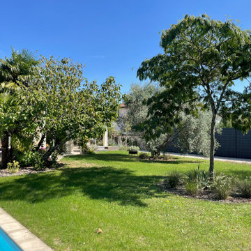Modernisation d'un jardin à Beynost