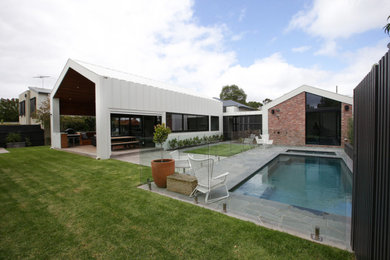 Large contemporary pool in Geelong.