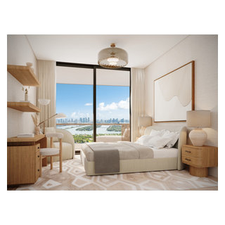 Picture of Miami Beach Modern Organic Penthouse - Modern - Bedroom - Miami - by ...