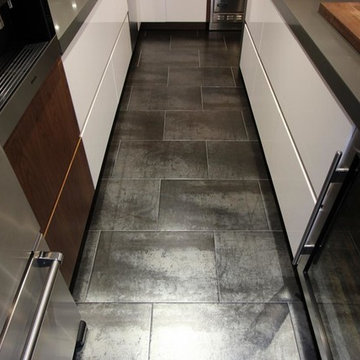 Modern Wood + White Kitchen Remodel - Chelsea, NYC