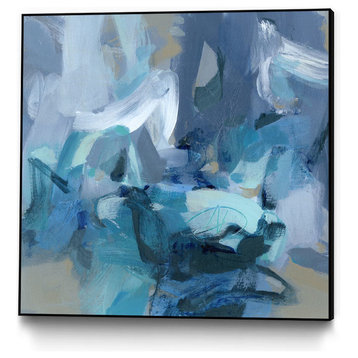 "Abstract Blues II" CF Print, 20"x20"