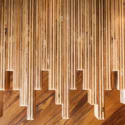 The Manufactory LLC - Plywood Strip Table - Side Tables And End Tables