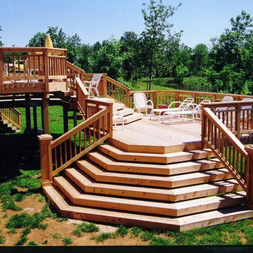 wrap around stair system