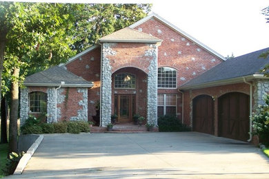 Example of an arts and crafts exterior home design in Other