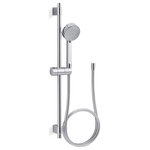 Kohler - Kohler Awaken G90 1.75GPM Handshower Kit, Polished Chrome - This all-in-one kit includes the Awaken G90 1.75-gpm multifunction handshower, a 24-inch slidebar, and a 60-inch ribbon hose. Advanced spray performance delivers three distinct sprays - wide coverage, intense drenching, or targeted - with a smooth rotation of a thumb tab. Ergonomic design makes for superior comfort and ease of use, with ideal balance and weight in the hand. The artfully sculpted sprayface reveals simple, architectural forms that complement contemporary and minimalist baths.