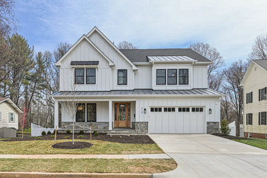 Inspiration for a timeless exterior home remodel in DC Metro