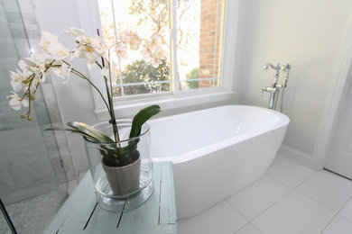 Inspiration for a timeless bathroom remodel in Other