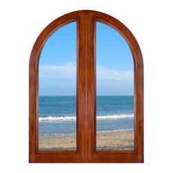 RIVIERA - MAHOGANY FRENCH DOOR (1-3/4") - Windows And Doors