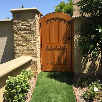 Custom Wood Gate by Garden Passages