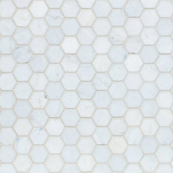 Aspen Blue Hexagon Mosaic - Wall And Floor Tile