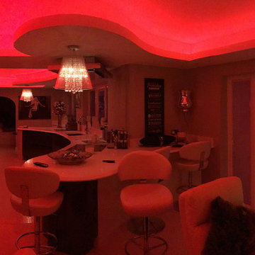 Curved kitchen