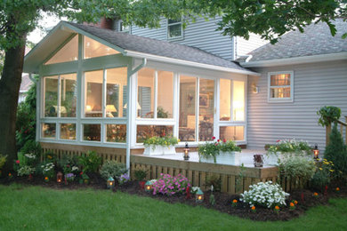 Inspiration for a mid-sized timeless sunroom remodel in Other with a standard ceiling