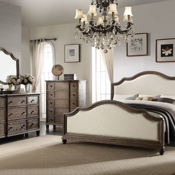 Baudouin Bedroom Set, Weathered Oak