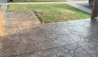 stamped concrete patio