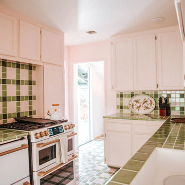 Plaid Cabin Kitchen