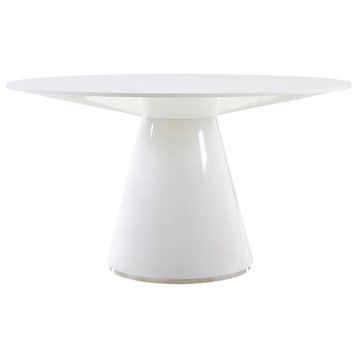 Otago Dining Table 54In Round White